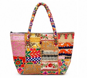 Bolso de Mano de Macramé Único para Mujer, Bolso Tote de Cordón de Algodón Tejido a Mano con Estilo Bohemio - Product Image 5