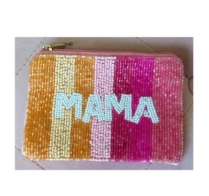 Latest Design Woman Party Use Custom Stylish Wholesale Embroidered Coin Pouch low Price Beaded Item <b>Embroidery</b> Coin Purse Party - Product Image 6