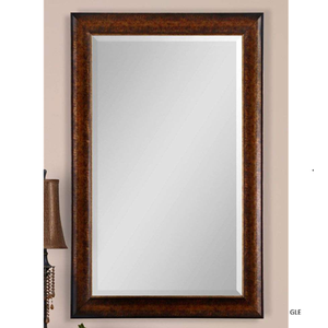 Small Ball Floor-standing Elliptical Mirror Solid Wood Round Ball Full-length Mirror - Product Image 6
