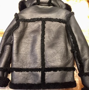 Genuine Leather <b>Shearling</b> <b>Jacket</b> <b>Men's</b> Premium Sheepskin Fur Winter Aviator Coat Warm Luxury Fashion Outerwear Fit - Product Image 1