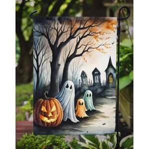Fantasmas Spooky Halloween Garden Flag Multicolor Decorativo Yard Flag Banner para Patio Artworkbuzón Bandera para Yard Flower Beds - Product Image 3