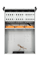 Boîtier de serveur 4U haute densité à 15 baies, boîtier de stockage en rack avec backplane haute vitesse NVMe SAS SATA