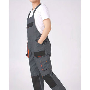 Combinaison de travail haute visibilité en polyester imperméable avec bandes réfléchissantes, respirante, uniforme de sécurité certifié CE/EU, résistante aux perforations - Product Image 4