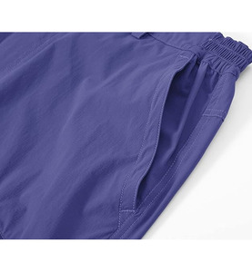 Shorts décontractés pour hommes, coupe classique, en tissu éponge 100% coton, taille haute élastique, anti-plis, multi-poches, logo personnalisé brodé - Product Image 4