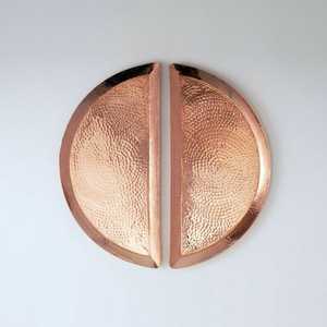 Mirror And Metal <b>Serving</b> Tray <b>Set</b> Handmade Polished Vintage Style <b>Dishes</b> & Plates - Product Image 2