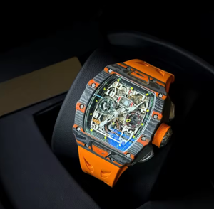 Montre mécanique squelette pour homme, automatique, de haute qualité, avec bracelet en caoutchouc, verre saphir 44 mm, style sport, fabriquée en usine - Product Image 3