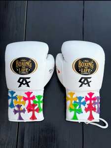 Gants de boxe No Boxing No Life, nouveau design, type à lacets, pour entraînement et sparring, toutes tailles - Product Image 5