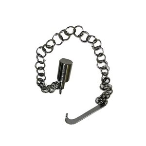 Retractor Nasal Gruber Columella de Acero Inoxidable con Doble Gancho de 10 mm de Ancho, Instrumento Quirúrgico con Peso - Product Image 1