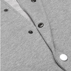 Wholesale Custom Logo Canvas Baseball Sports <b>Slim</b> <b>Fit</b> Bomber Varsity <b>Jacket</b> Winter Hooded Windproof Plus Size High Street Casual - Product Image 5