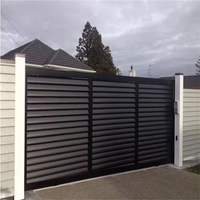 Système de clôture de sécurité en aluminium pour le marché australien avec finition thermolaquée pour applications de sécurité résidentielle