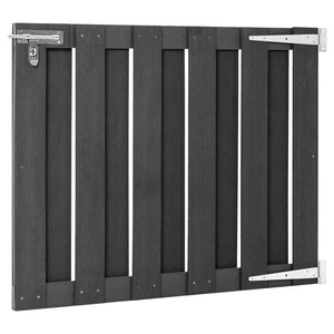 39.4 grigio "x 31.5" WPC cancello giardino resistente scherma traliccio & cancelli - Product Image 3