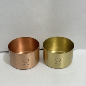 Pot à bougie en cuivre rose doré avec couvercle, personnalisable, étiquette privée, récipient pour bougie parfumée, pour décoration intérieure haut de gamme et cadeaux - Product Image 4