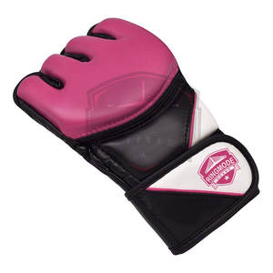 Guantes de MMA de Cuero de Alta Calidad, Antideslizantes, con Correa de Muñeca Ajustable con Gancho y Bucle, Colores Personalizados, Opciones Personalizables, MOQ Bajo, Boxeo - Product Image 4