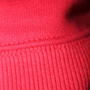 Sweat-shirt à col montant WESTERN RED 100% blanc avec broderie appliquée, col large, URBAN PRODUCTIONS - Product Image 6