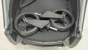 Big Dog Stroller Foldable Bike trailer for Dog Aluminum Lightweight Cat stroller - Product Image 2