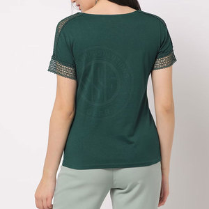เสื้อยืดผู้หญิงผ้าฝ้ายทันสมัย เสื้อยืดผู้หญิงเนื้อนุ่ม สวมใส่สบาย แฟชั่นลำลอง เสื้อยืดผู้หญิงสไตล์แฟชั่น - Product Image 4