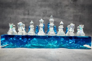 Juego de Ajedrez Artístico Hecho a Mano Belladec, Tablero de Ajedrez Estilo Deportivo Caballero Renacentista, para Regalo - Product Image 6