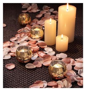 Elegant Glass Candle <b>Holder</b> for Home Decoration Decorative <b>Tealight</b> Candle Stand for Living Room Bedroom Table Centerpiece - Product Image 4