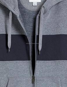 Sweat à capuche personnalisable pour homme 2026, coupe oversize, zippé, en tissu éponge épais 100 % coton, respirant, écologique, avec logo brodé - Product Image 4