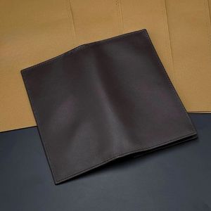 Multi Card Slot Travel Passport Sleeve Cash Storage <b>Brown</b> Leather <b>Wallet</b> Men Long Checkbook Cover Mesh ID Window Zipper Pocket - Product Image 4