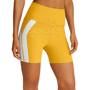 Shorts de yoga unis pour femmes, de qualité supérieure, élégants et unis, prix de gros, nouveau design, couleur unie - Product Image 6