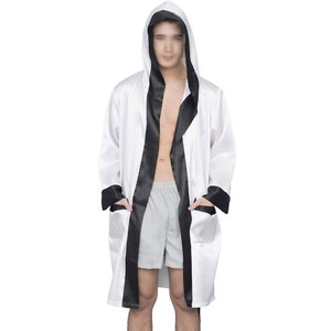 Nuevas batas de boxeo con tela suave, costuras duraderas y ajuste regulable para actividades de entrenamiento. - Product Image 1