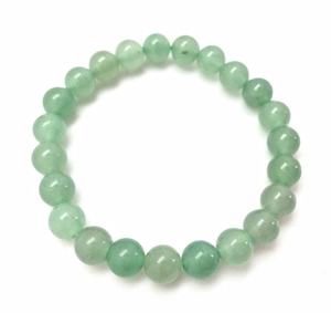 Unisex Green Aventurine <b>Bracelet</b> Muntaha Agate Premium Grade Handmade 8mm Bead Etched Souvenir Gift Natural <b>Crystal</b> Stone Mascot - Product Image 1