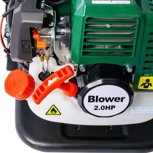 Oszkapro 52cc soffiatore a forma di zaino a 2 cicli verde con tubo di prolunga soffiatore a Gas ad alta efficienza - Product Image 5