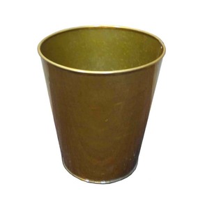 Luxury Antique Finish Metal Dustbin for Premium Hotels Restaurants and Home Decor - Product Image 3