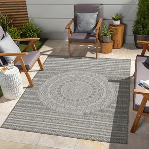 Sunshine GC_HAR2018 Argento 7 piedi 10 pollici X 10 piedi 3 pollici Set di Tappeti per Interni/Esterni - Product Image 1