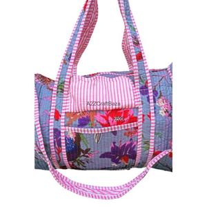 กระเป๋าเดินทางผ้าฝ้ายสไตล์วินเทจรักษ์โลก น้ำหนักเบา ทนทาน ความจุเยอะ เปิดปิดด้วยซิป ใช้ได้ทุกฤดู เหมาะสำหรับไปทะเล - Product Image 5