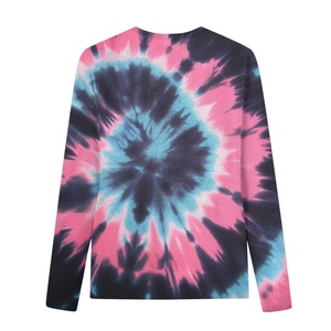 Camiseta de Manga Larga con Estampado Tie-Dye de Alta Calidad y Precio Económico para Mujer, Corte Holgado, Cuello Redondo - Product Image 6