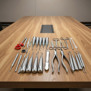Nuevos Conjuntos de Instrumentos Dentales Color Plata de Alta Calidad en Venta - Product Image 5