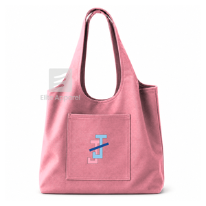 Custom Jack & Jill of America Tote bag blue and pink Embroidered Logo Daily Use <b>Large</b> Capacity Canvas Tote bag for female - Product Image 1