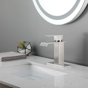 Rubinetto da Bagno Monocomando con Cascata per Lavabo - Product Image 4