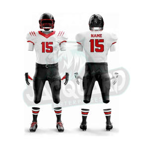 Uniforme de football américain de haute qualité à bas prix, fabriqué en 100 % polyester - Product Image 2