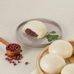 [MILWON] Snack de boulangerie coréenne : Boulette de blé coréenne cuite à la vapeur avec garniture aux haricots rouges pour la gamme de produits de snack de la boutique d'alimentation coréenne - Product Image 2