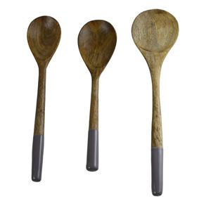 Industrial Wooden Spoon Set Best for Home Hotel and Restaurant Design Wood Soup Spoons Polished Finishing Design Cutlery Set - Product Image 2