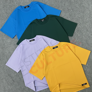 T-shirt en coton surdimensionné 280 GSM, haute densité, streetwear, fabricant OEM ODM - Product Image 4