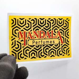 Autocollants d'étiquettes de parfum haut de gamme personnalisés |   Finition mate en relief, revêtement UV imperméable, feuille de chrome pour soins de la peau - Product Image 6