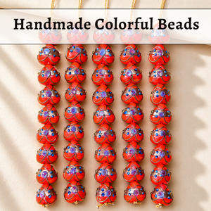 Premium Handmade Lampwork Glass Heart <b>Beads</b> 18mm Colorful Designer Craft <b>Beads</b> for Jewelry Making DIY Art Necklace Bracelet - Product Image 2