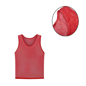 Wholesale Printed Summer Mesh <b>Training</b> <b>Bibs</b> Breathable Waterproof Quick Dry Lightweight Customized Color Logo Football Team - Product Image 5
