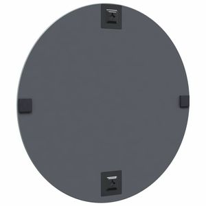 Espejo de Pared Redondo de Vidrio Templado de 19.69 Pulgadas con Diseño sin Marco - Product Image 5