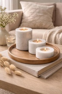 High Quality Resin <b>Candle</b> Holder For Home Decor Handmade Multi Color Resin <b>Candle</b> Stand Tealight Birthday Party Christmas Decor - Product Image 4