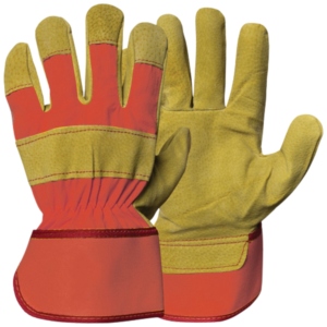 Gants de sécurité industriels en cuir de buffle de qualité supérieure, résistants à la chaleur, certifiés CE, épaisseur 11 oz - Product Image 4