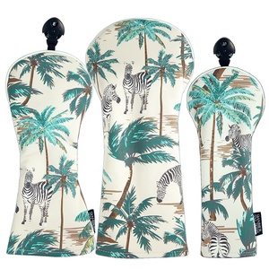 Vente en gros de couvre-chef de club de <span class=keywords><strong>golf</strong></span> en cuir synthétique PU avec impression de style hawaïen - Product Image 6