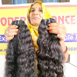 Cheveux Indiens Remy Bruts en Gros, Extensions de Cheveux Humains Indiens Ondulés, Lot de Cheveux Bruts Cambodgiens Provenant d'un Fournisseur Indien - Product Image 6