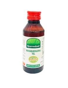 Aceite Corporal Antienvejecimiento Ayurvédico Mahabhringraj Tel Baidyanath 100ml - Product Image 1