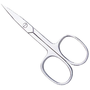 Ciseaux à cuticules de style russe pour droitiers, en acier inoxydable, tranchants, avec logo personnalisé et marque privée - Product Image 4