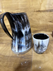 Best Quality Buffalo Horn <b>Mugs</b> Drinking Horns India Viking Horn <b>Mug</b> Tankard for Club Party Beer <b>Mugs</b> - Product Image 6